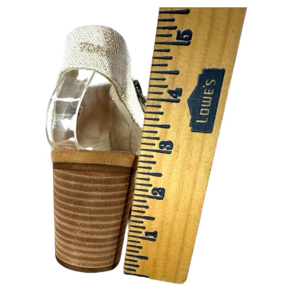 TOMS | Eliana 6 Cream Block Heels - Picture 6 of 9